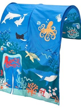 IKEA KURA bed tent canopy sea animals